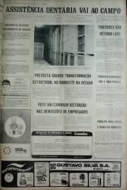 Página do jornal Correio do Ceará de julho de 1972