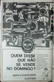 Página do jornal Correio do Ceará de julho de 1972
