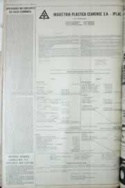 Página do jornal Correio do Ceará de julho de 1972