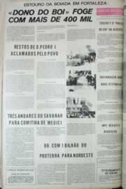 Página do jornal Correio do Ceará de julho de 1972