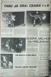 Página do jornal Correio do Ceará de julho de 1972