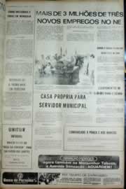 Página do jornal Correio do Ceará de julho de 1972