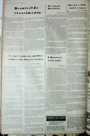Página do jornal Correio do Ceará de julho de 1972