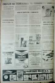 Página do jornal Correio do Ceará de julho de 1972