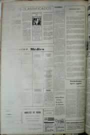 Página do jornal Correio do Ceará de julho de 1972