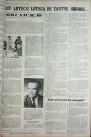Página do jornal Correio do Ceará de julho de 1972