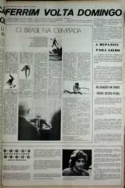 Página do jornal Correio do Ceará de julho de 1972