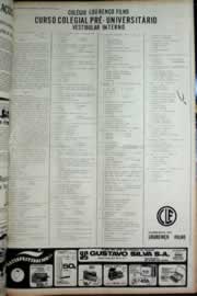 Página do jornal Correio do Ceará de julho de 1972