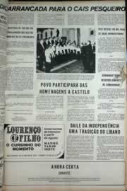 Página do jornal Correio do Ceará de julho de 1972