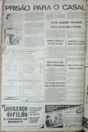 Página do jornal Correio do Ceará de julho de 1972