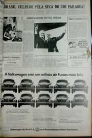 Página do jornal Correio do Ceará de julho de 1972