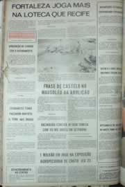 Página do jornal Correio do Ceará de julho de 1972