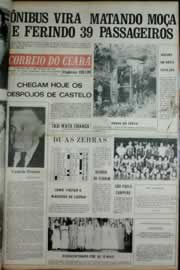 Página do jornal Correio do Ceará de julho de 1972