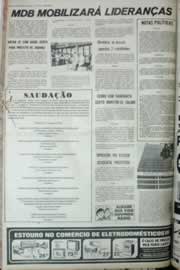 Página do jornal Correio do Ceará de julho de 1972