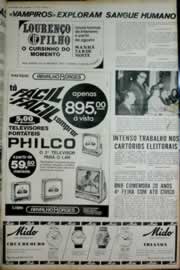 Página do jornal Correio do Ceará de julho de 1972
