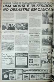 Página do jornal Correio do Ceará de julho de 1972