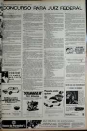 Página do jornal Correio do Ceará de julho de 1972