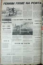 Página do jornal Correio do Ceará de julho de 1972