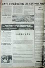 Página do jornal Correio do Ceará de julho de 1972