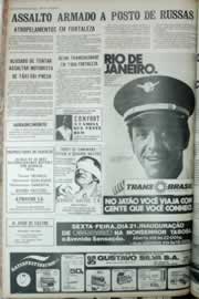 Página do jornal Correio do Ceará de julho de 1972
