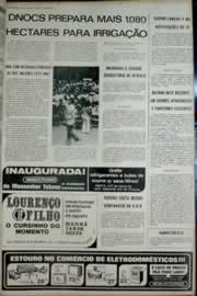 Página do jornal Correio do Ceará de julho de 1972