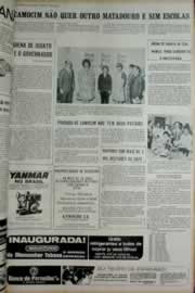 Página do jornal Correio do Ceará de julho de 1972