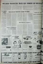 Página do jornal Correio do Ceará de julho de 1972