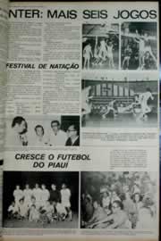 Página do jornal Correio do Ceará de julho de 1972