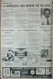 Página do jornal Correio do Ceará de julho de 1972