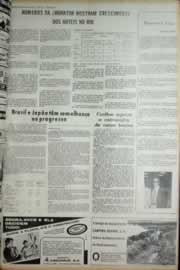 Página do jornal Correio do Ceará de julho de 1972
