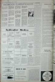 Página do jornal Correio do Ceará de julho de 1972
