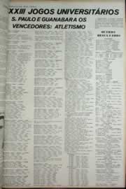 Página do jornal Correio do Ceará de julho de 1972