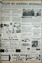Página do jornal Correio do Ceará de julho de 1972
