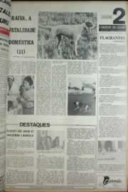 Página do jornal Correio do Ceará de julho de 1972