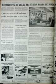 Página do jornal Correio do Ceará de julho de 1972