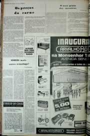 Página do jornal Correio do Ceará de julho de 1972