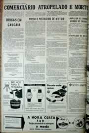 Página do jornal Correio do Ceará de julho de 1972