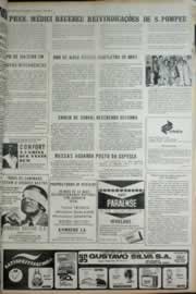 Página do jornal Correio do Ceará de julho de 1972