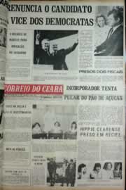 Página do jornal Correio do Ceará de agosto de 1972