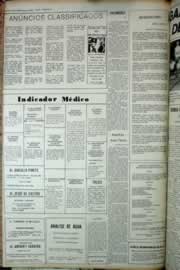 Página do jornal Correio do Ceará de agosto de 1972