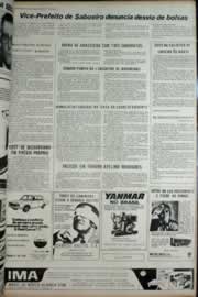 Página do jornal Correio do Ceará de agosto de 1972