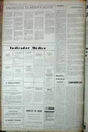 Página do jornal Correio do Ceará de agosto de 1972