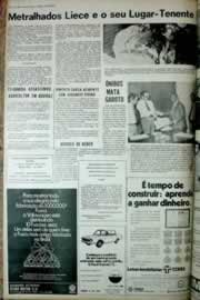 Página do jornal Correio do Ceará de agosto de 1972