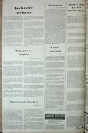 Página do jornal Correio do Ceará de agosto de 1972