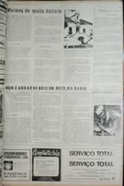 Página do jornal Correio do Ceará de agosto de 1972