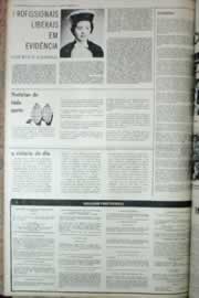 Página do jornal Correio do Ceará de agosto de 1972