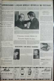 Página do jornal Correio do Ceará de agosto de 1972