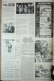 Página do jornal Correio do Ceará de agosto de 1972