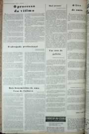 Página do jornal Correio do Ceará de agosto de 1972