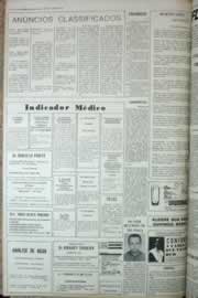 Página do jornal Correio do Ceará de agosto de 1972